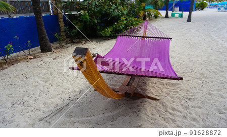 A view of Cococay island at Caribbean sea 91628872