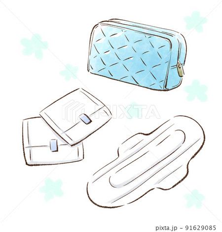 生理用品セット_ブルー 生理用品セット_ブルー 91629085