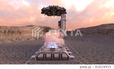 惑星探査基地 91629455