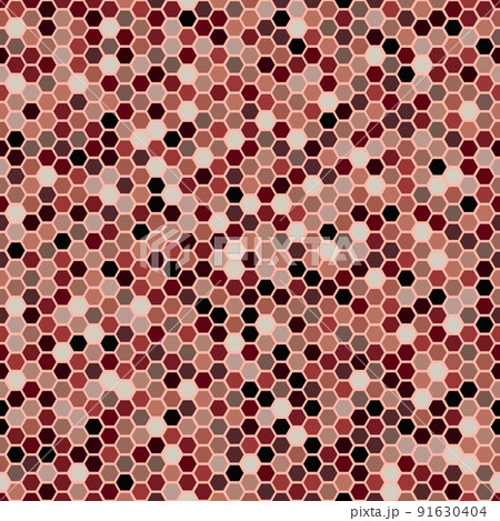 Texture military desert camouflage seamless pattern. Urban hexagon snakeskin 91630404