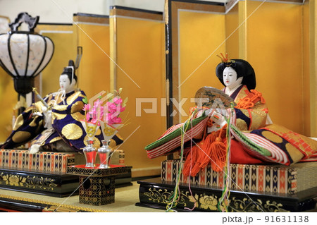 子供の幸せを願う（女雛、男雛、愛知県 豊田市） 91631138