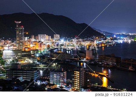福岡県/ 門司港の夜景（めかり公園・和布刈公園から） 91631224