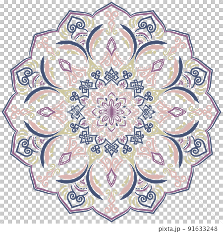 曼陀羅藝術（幾何圖案，可愛，女性化） 91633248