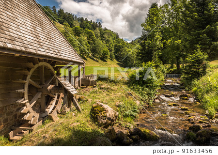 Old water mill in the Black Forest, Glottertal, Baden-Wuerttemberg, Germany Old water mill in the Black Forest, Glottertal, Baden-Wuerttemberg, Germany 91633456