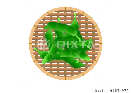 枝豆と笊 枝豆と笊 91634976