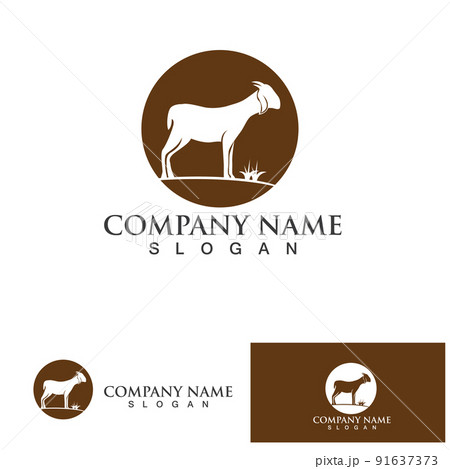 Rams goat head logo icon design vector illustration Rams goat head logo icon design vector illustration 91637373