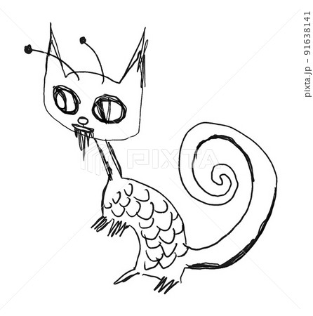 猫モンスター・リス?/イラスト 猫モンスター・リス?/イラスト 91638141
