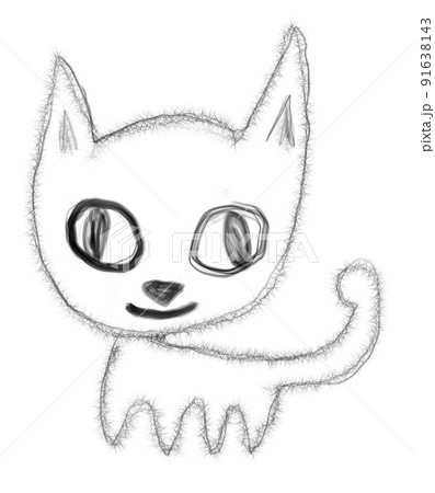 ふわふわ猫/イラスト ふわふわ猫/イラスト 91638143