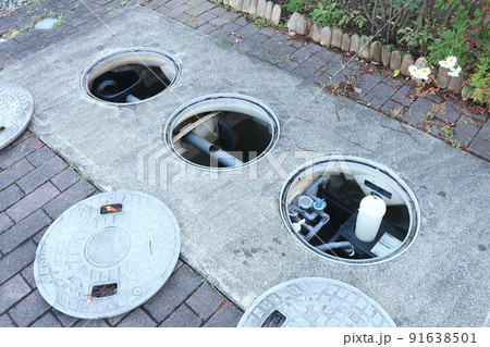 住宅用合併処理浄化槽の清掃 住宅用合併処理浄化槽の清掃 91638501