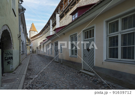 Town Wall Walkway in Tallinn, Estonia Town Wall Walkway in Tallinn, Estonia 91639712