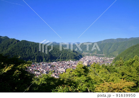 郡上八幡城からの眺望（岐阜県・郡上市） 91639950