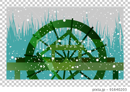 日本の美しい四季を織りなす古民家と合掌作り。 背景としても壁紙としても使えます。 91640203