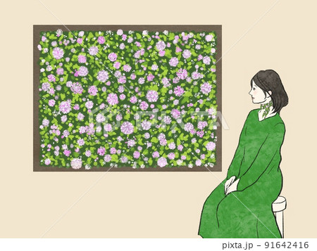 お花の美術鑑賞 お花の美術鑑賞 91642416