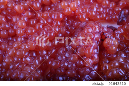 Red caviar background 91642810
