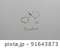 ニコチンの化学構造式 91643873