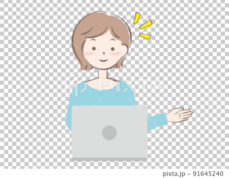 一個通過操作電腦來指導你的女人 一個通過操作電腦來指導你的女人 91645240