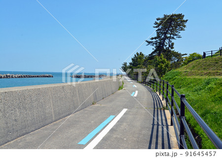 【富山県滑川市】滑川海浜公園と富山湾岸サイクリングロード 【富山県滑川市】滑川海浜公園と富山湾岸サイクリングロード 91645457