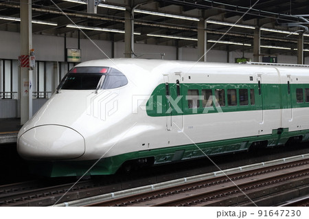 東北新幹線E2系緑帯カラー（宇都宮駅） 91647230