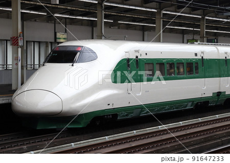 東北新幹線E2系緑帯カラー（宇都宮駅） 91647233