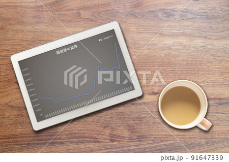 錫価格の推移（カップ）金属、すず、Sn 91647339