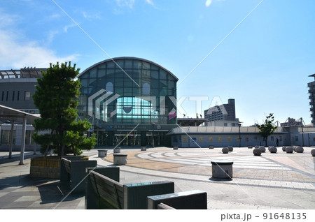 晴天の高松駅前 香川 晴天の高松駅前 香川 91648135
