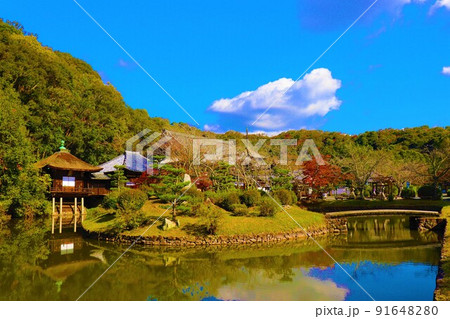 根来寺　秋の風景 91648280