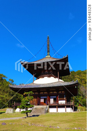 根来寺　秋の風景 91648328