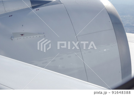 飛行機のエンジンナセル 91648388