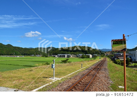 夏の阿波海南駅 徳島 夏の阿波海南駅 徳島 91651472