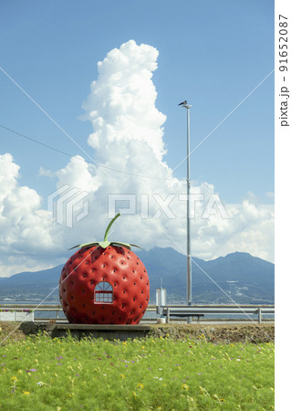 フルーツバス停 イチゴのバス停【長崎県諫早市小長井町】 91652087