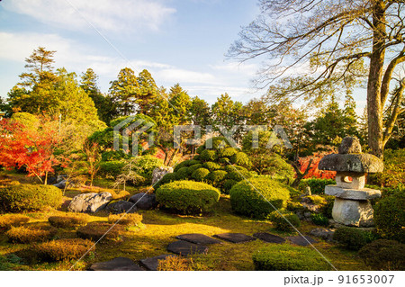 埼玉飯能の秋 紅葉の能仁寺 庭園 埼玉飯能の秋 紅葉の能仁寺 庭園 91653007