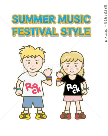 夏フェス参戦のボーイズ&ガールズ 91653239