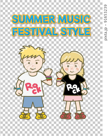 夏フェス参戦のボーイズ&ガールズ 91653239