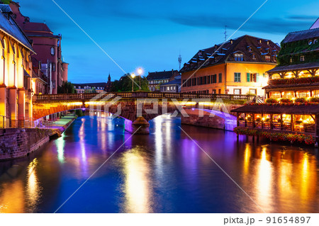 Old Town architecture in Strasbourg, France Old Town architecture in Strasbourg, France 91654897