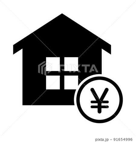 家とお金のアイコン 91654996