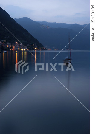 Sunset On Lake Como 91655554