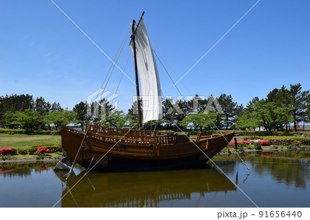 千石船（北前船）日和山公園 日本遺産 91656440