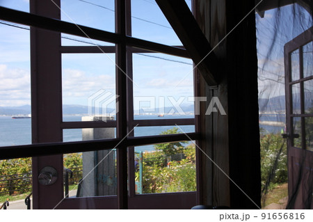 外の風景_ティーショップ夕日_函館 外の風景_ティーショップ夕日_函館 91656816