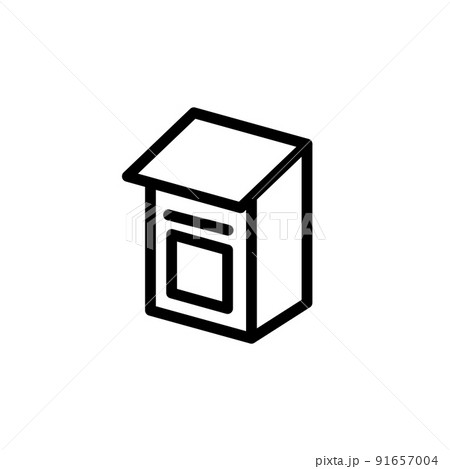 Illustration Vector graphic of Mail Box icon Illustration Vector graphic of Mail Box icon 91657004