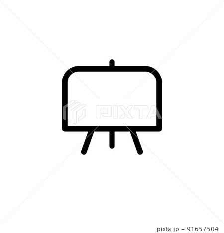 Illustration Vector Graphic of Presentation Board 91657504