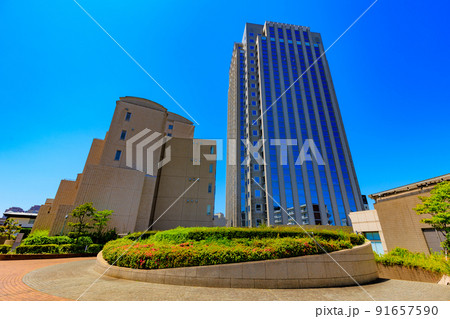 東京　渋谷区広尾の都市風景　恵比寿プライムスクエア 91657590