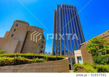 東京　渋谷区広尾の都市風景　恵比寿プライムスクエア 91657591