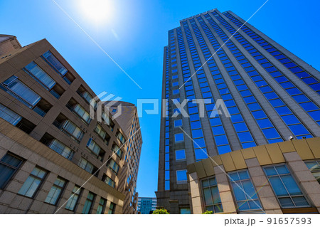 東京　渋谷区広尾の都市風景　恵比寿プライムスクエア 91657593