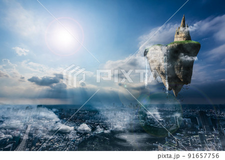 宙に浮く大陸 91657756