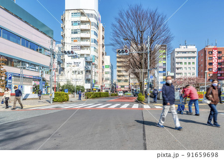 東京の都市風景 中野サンプラザ周辺 東京の都市風景 中野サンプラザ周辺 91659698