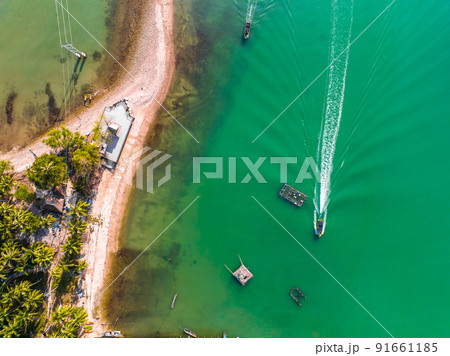 Aerial view of Koh Phitak or Phithak island in Chumphon, Thailand Aerial view of Koh Phitak or Phithak island in Chumphon, Thailand 91661185