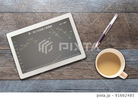 革・加工毛皮輸入額推移(ペン)革製品 革・加工毛皮輸入額推移(ペン)革製品 91662485