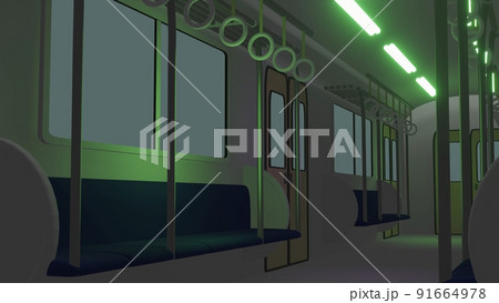 電車　3D 91664978
