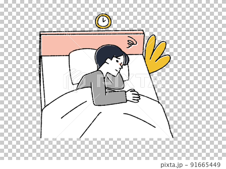 Men who can't sleep easily Various troubles that occur during the time in the bedroom 91665449