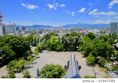大垣城からの眺望・西方面（岐阜県・大垣市） 91665588